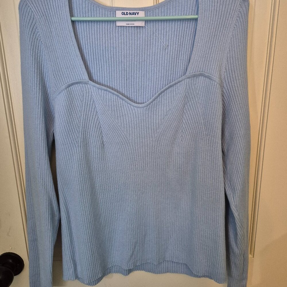 Ribbed Knit Top XL